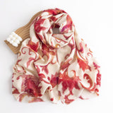 ELEGANT PRINT SCARF FAUX CASHMERE WINTER WRAP_CWASC0936