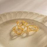 HORSESHOE BUCKLE OPEN VERSATILE RING_CWAJE1402