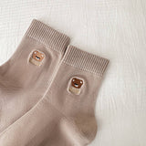 CARTOON MAILLARD LETTER STRIPED SOCKS_CWMS0959