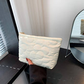 Winter Simple Flower Cotton Cosmetic Bag_Cwab4401