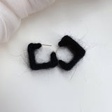 SOLID COLOR SQUARE PLUSH VERSATILE EARRINGS_CWAJE2192