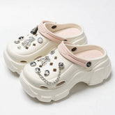 FASHION DIAMOND BEAR NEW HOLE SHOES SANDALS_CWSHS0814