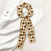 Versatile Retro Diamond Grid Fashion Headband