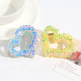 HEART STAR GLITTER HAIR CLAW SWEET BACK BUN CLIP_CWAHA2315