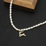 NEW HIGH END NATURAL PEARL NECKLACE FOR WOMEN_CWAJE3861