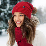 COLD PROOF WOOL BALL KNITTED THREE PIECE SUIT_CWMM2870