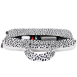 BLACK AND WHITE LAPTOP BRIEFCASE NOTEBOOK CASE_CWAB3324