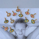 COLORFUL EVIL EYE PENDANT NECKLACE_CWMM5592