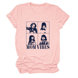 Trendy Casual Womens Crew Neck T-Shirt