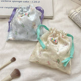 Cwab5786_Cartoon Bear Drawstring Coin And Sundries Bag