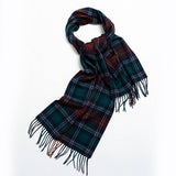NORDIC PLAID WOOL SCARF WARM WINTER COUPLE WRAP_CWASC2357