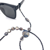 BEADED SHELL GLASS RICE BEADS GLASSES LANYARD_CWMM1171