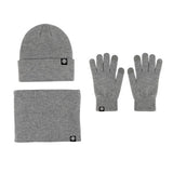 Windproof Warm Hat Scarf Gloves Three-Piece Set_Cwmm2781