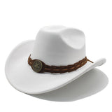FAUX SUEDE FELT COWBOY HAT MENS CLASSIC FEDORA_CWAH2510