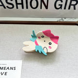 CUTE ANGEL ACETATE CLAW CLIP SWEET DOPAMINE STYLE_CWAHA5897