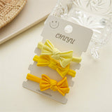 3PCS CD BUTTERFLY HIGH ELASTICITY NYLON HAIR TIES_CWAHA1110