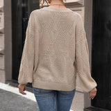 Twisted Long Sleeve Pullover Sweater