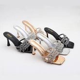 SIMPLE SOLID COLOR LARGE SIZE POINTED TOE SANDALS_CWSHS0581