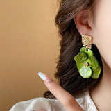 EXAGGERATED SMALL FRESH FLOWER EARRINGS_CWAJE2460