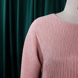 SOLID COLOR LOOSE CASUAL ROUND NECK DRESS_CWDSD6164