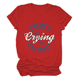 Womens No Crying In Baseball Graphic Teep_Cwttsl0481