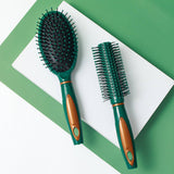 DARK GREEN HAIR COMB FOR SMOOTHING AND CURLY HAIR_CWMM0936