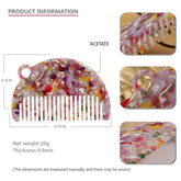 ACETATE 4MM PLATE HAIR COMB ANTI STATIC COMB_CWAHA4181
