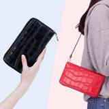 GENUINE LEATHER SIMPLE MULTIFUNCTIONAL LONG WALLET_CWAB3814
