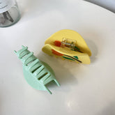 FRENCH ROSE ACETATE HAIRPIN SIMPLE TEMPERAMENT_CWAHA2142