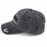 Washed Letter Embroidery Baseball Cap Sun Hat Cwah1132