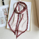 Wide Bevel Scarf With Printed Pattern Head Scarf_Cwasc1528