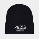 KOREAN STYLE EMBROIDERED LETTER KNITTED HAT_CWAH2120