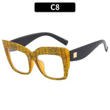 FASHIONABLE LARGE FRAME ANTI BLUE LIGHT GLASSES_CWASG0371