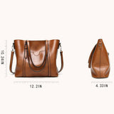 Cwab4842_2025 New Simple Retro Shoulder Handbag