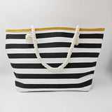 STRIPE CASUAL TRENDY BEACH BAG_CWAB293
