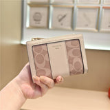 Geometric Pattern Bifold Zip Snap Wallet For Women_Cwab06204