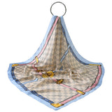 RETRO PLAID 70CM SQUARE SCARF NECK HAIR WRAP_CWASC1175