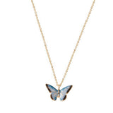 SWEET 3D BUTTERFLY NECKLACE FOR WOMEN_CWMM5658