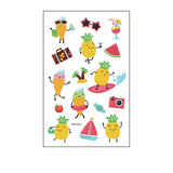 Waterproof Kids Sparkle Fruit Veggie Tattoos_Cwmm8258