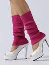 Warm Ballet Leggings High Elastic Stacked Socks_Cwms0748