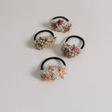 CUTE FLORAL PEARL HAIR TIE FOR SWEET GIRLS_CWAHA6878