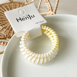 COLORFUL GRADIENT TELEPHONE LINE HAIR BAND_CWAHA1370