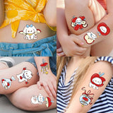 CUTE DOG APPLE TATTOO STICKERS FOR KIDS_CWMM8225