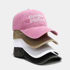 Stylish Soft Brim Baseball Cap With Letter_Cwah04608