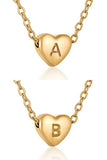 Heart Alphabet Initials Pendant Necklace_Cwaje220