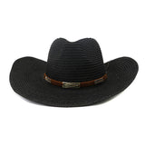 SEASIDE BEACH SUN PROTECTION DENIM STRAW HAT_CWAH1256