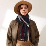 SWEET STRIPE WINTER SCARF SOFT MID LENGTH WRAP_CWASC0206