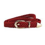 Women Braided Pin Buckle Detachable Belt_Cwabe0361