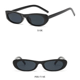 Women Narrow Frame Retro Oval Sunglasses_Cwasg0331