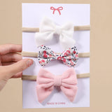 CORDUROY BOW BABY HEADBAND SET FOR GIRLS_CWAHA6751